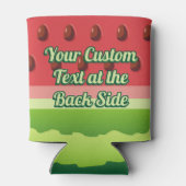 スイカの背景 缶クーラー (裏面)