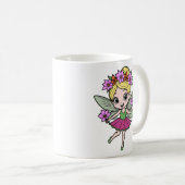 スイカの花の妖精マグカップ コーヒーマグカップ (正面右)