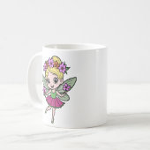 スイカの花の妖精マグカップ コーヒーマグカップ (正面左)