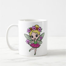 スイカの花の妖精マグカップ