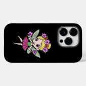 スイカの花の妖精 iPhone 14 Pro カバー (裏面 (横))