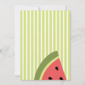 スイカの薄切り 招待状 (裏面)