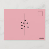 スイカの誕生日ガール / ワンメロン パーティー ポストカード (裏面)