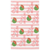 スイカの誕生日パーティーに1人 テーブルクロス (正面)