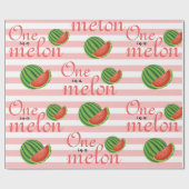 スイカの誕生日パーティーに1人 ラッピングペーパー (フラット)