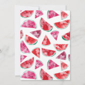 スイカの誕生日パーティー 招待状 (裏面)