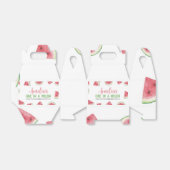 スイカの誕生日会のお願い箱にスイカ1個 フェイバーボックス (折り畳みなし)