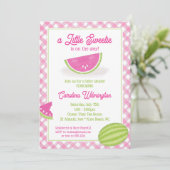 スイカの赤ちゃんシャワーに行く途中の恋人 招待状 (スタンド正面)