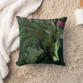 スイカの電気石のドラゴンの装飾用クッション クッション (ブランケット)