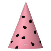 スイカの黒い種子サマービブジューシーピンク パーティーハット (左)