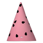 スイカの黒い種子サマービブジューシーピンク パーティーハット (右)
