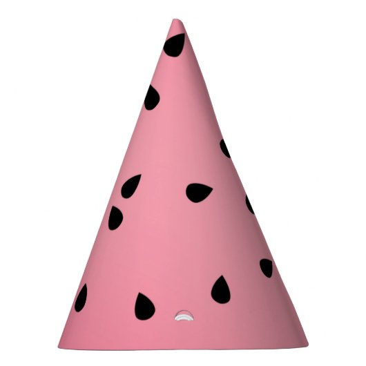スイカの黒い種子サマービブジューシーピンク パーティーハット (右)