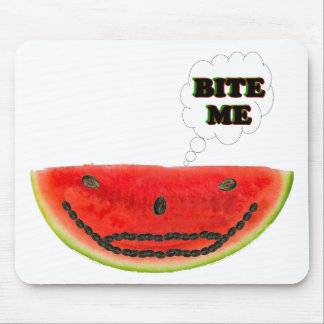 スイカのBite Me マウスパッド