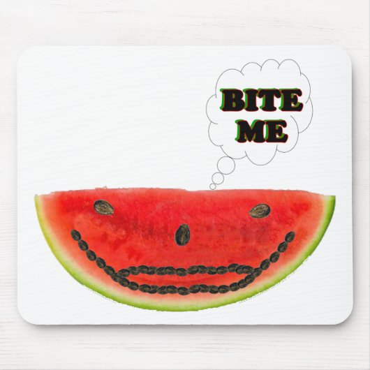 スイカのBite Me マウスパッド (正面)