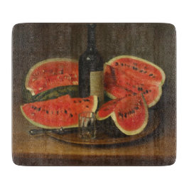 スイカを使った静物体験（コンスタンタン・ステヒ著） カッティングボード