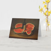 スイカを使った静物体験(コンスタンタン・ステヒ著) カード (黄色い花)