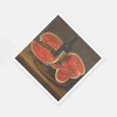 スイカを使った静物体験(コンスタンタン・ステヒ著) スタンダードランチョンナプキン (角)