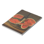 スイカを使った静物体験(コンスタンタン・ステヒ著) ノートパッド (回転)