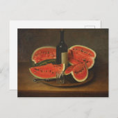 スイカを使った静物体験(コンスタンタン・ステヒ著) ポストカード (正面/裏面)