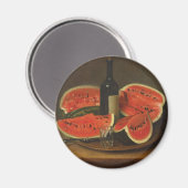 スイカを使った静物体験（コンスタンタン・ステヒ著） マグネット (正面/裏面)