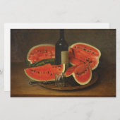 スイカを使った静物体験（コンスタンタン・ステヒ著） 便箋 (正面/裏面)