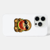 スイカを持つかわいいナマケモノ Case-Mate iPhoneケース (裏面 (横))