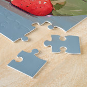 スイカを楽しむハリネズミ ジグソーパズル (側面)