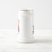 スイカを食べる ビールジョッキ (中央)