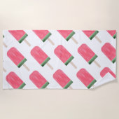 スイカアイスクリームサマービーチタオル ビーチタオル (正面)