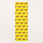 スイカイエローグリーンレッドカラフル4Amie ヨガマット (正面)