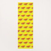 スイカイエローグリーンレッドカラフル4Amie ヨガマット (裏面)