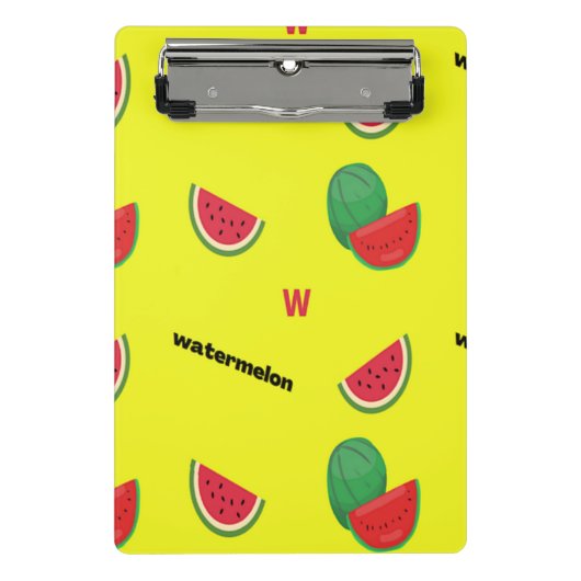 スイカイエロー用W ミニクリップボード (正面)