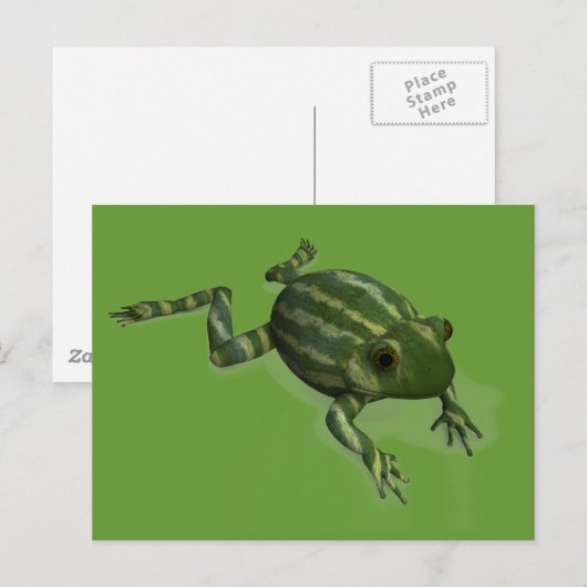 スイカカエル ポストカード (正面/裏面)