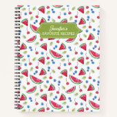 スイカカスタムお気に入りのレシピ ノートブック (正面)