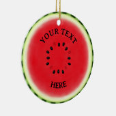 スイカカスタムスライス セラミックオーナメント (右)