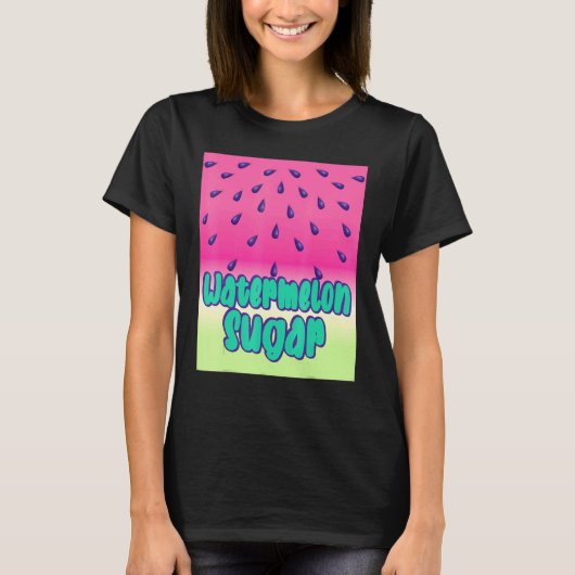スイカカッコいい砂糖 Tシャツ (正面)
