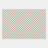 スイカカラフルピンクグリーンブラック ラッピングペーパーシート (正面2)