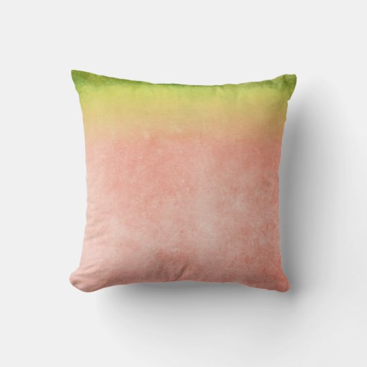 スイカカラフルレインボー クッション (正面)