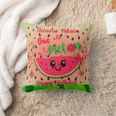 スイカガールの最初の誕生日でスイカ クッション (ブランケット)