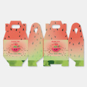 スイカガールの最初の誕生日でスイカ フェイバーボックス (見開き)