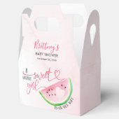 スイカガールピンクの赤ちゃんシャワー フェイバーボックス (オープン)