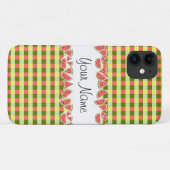 スイカクラシックチェック名iPhoneケース Case-Mate iPhoneケース (裏面(横))