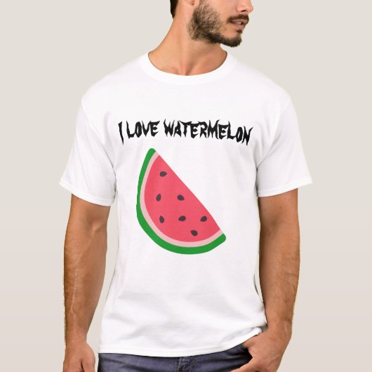 スイカクールーと夏愛好家のTシャツ Tシャツ (正面)