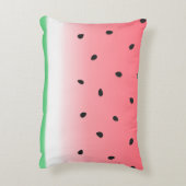 スイカグラデーションストライプ アクセントクッション (裏面(縦))