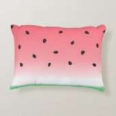 スイカグラデーションストライプ アクセントクッション (裏面)