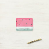 スイカグランジウォーター色カスタム ポストイット (デスク上)