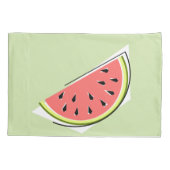 スイカグリーンスライス 枕カバー (裏面)