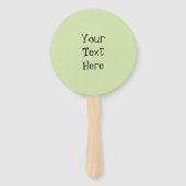 スイカグリーンピース文字 ハンドファン (裏面)