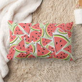 スイカグリーンランバーピンクバック ランバークッション (ブランケット)