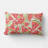 スイカグリーンランバーピンクバック ランバークッション (正面)